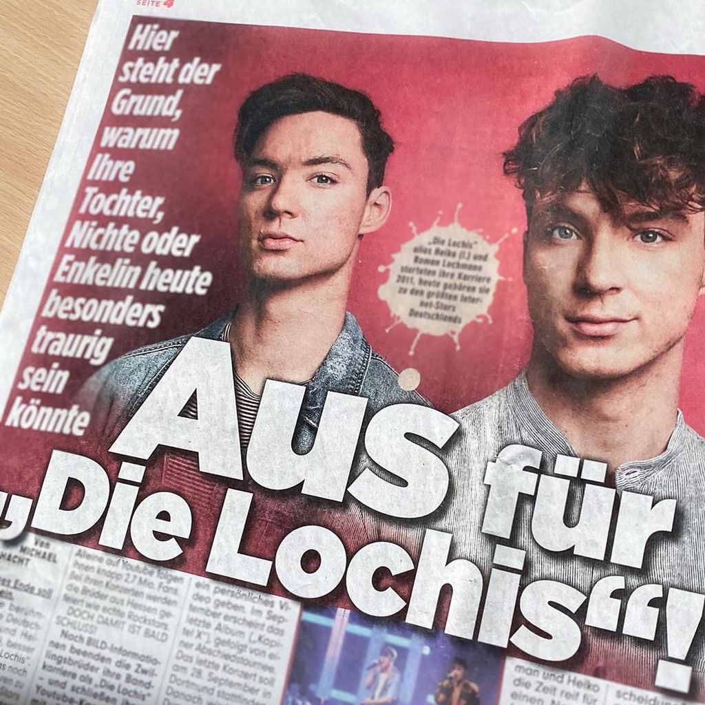 Zeitungsartikel über das Lochis-Aus