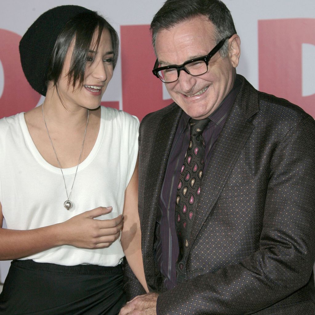 Zelda Williams mit ihrem Vater Robin Williams im Jahr 2009