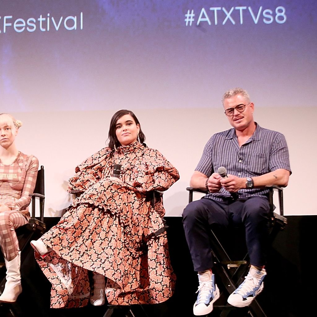 Zendaya, Hunter Schafer, Barbie Ferreira und Eric Dane bei einem "Euphoria"-Event
