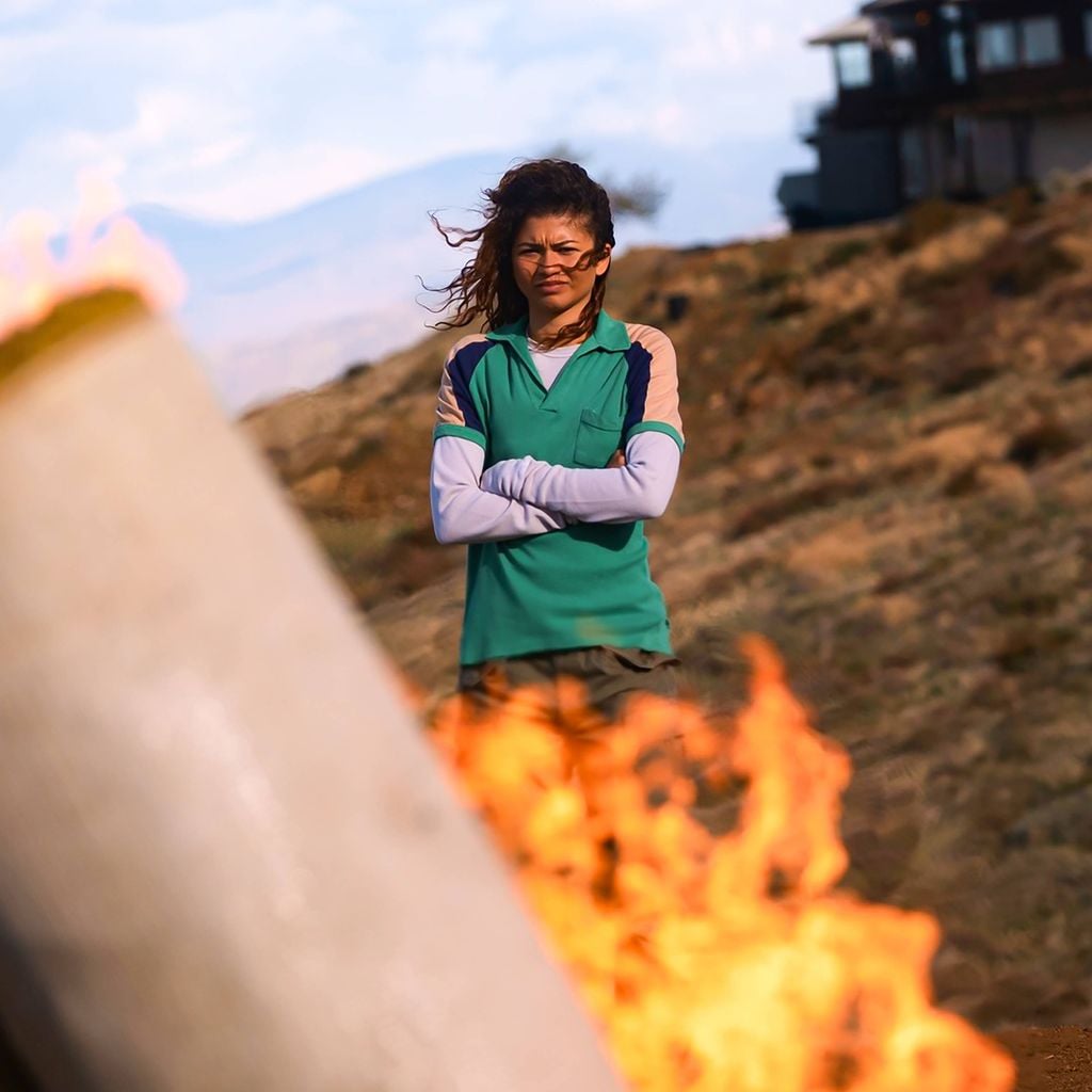 Zendaya in einer Szene aus der HBO-Max-Serie "Euphoria" (Staffel 3, 2026)