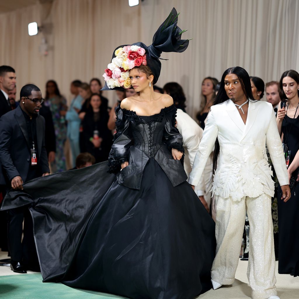 Zendaya und Law Roach bei der Met Gala 2024
