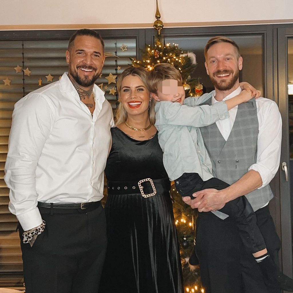 Zico Banach, Pia Tillmann, ihr Sohn Henry und Steffen Donsbach