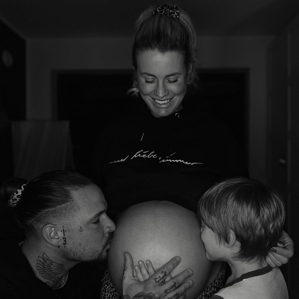 Zico Banach, Pia Tillmann und Sohn Henry