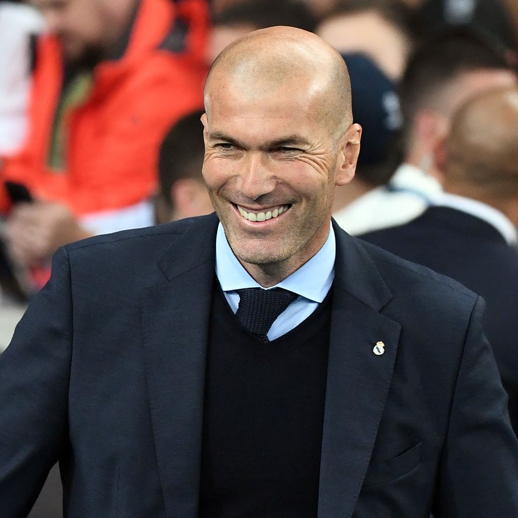 Ex-Fußball-Star Zinedine Zidane, Mai 2018