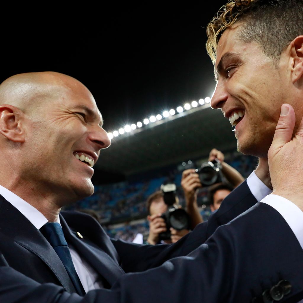 Zinedine Zidane und Cristiano Ronaldo, Mai 2017