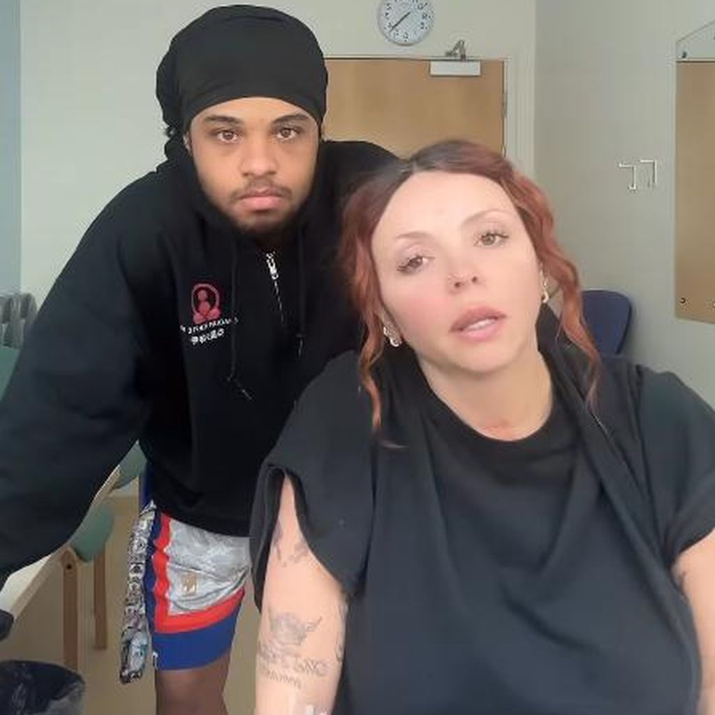Zion Foster und Jesy Nelson im März 2025