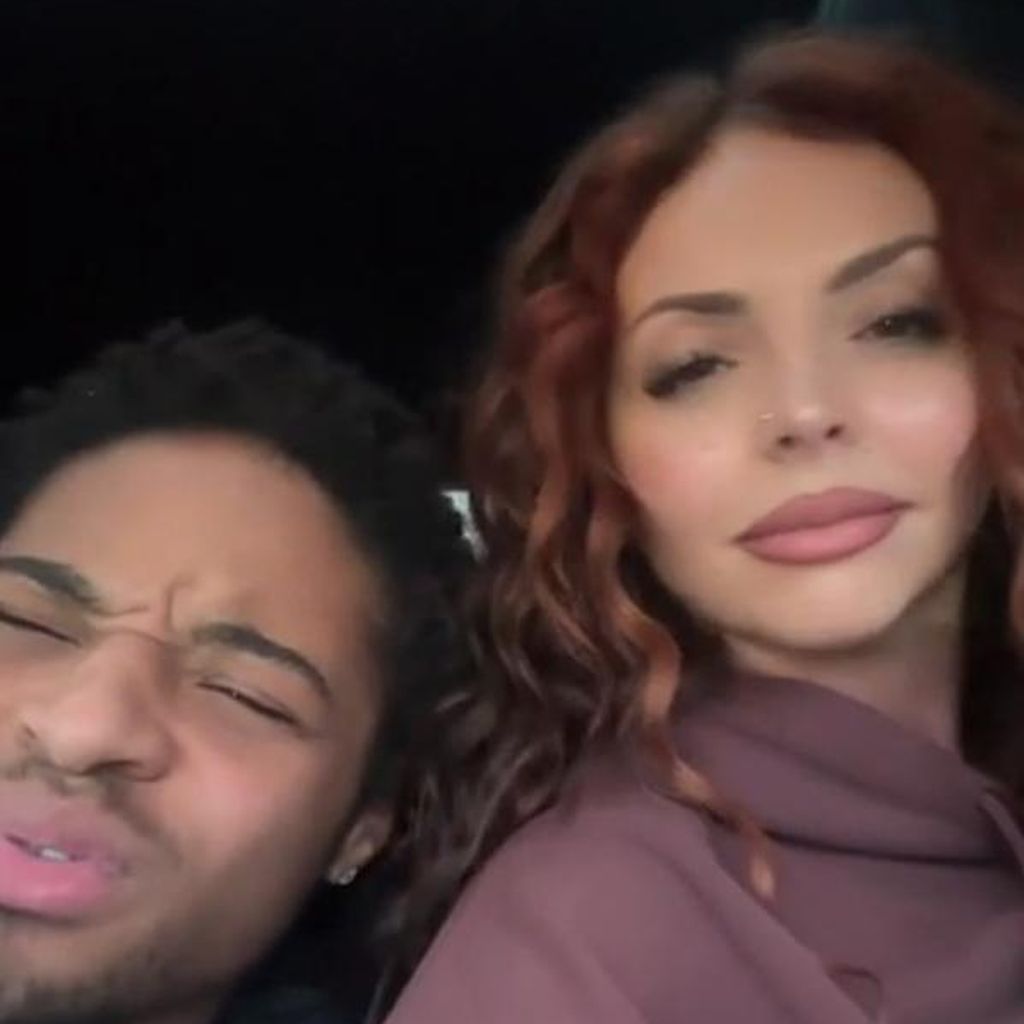 Zion Foster und Jesy Nelson im Dezember 2023