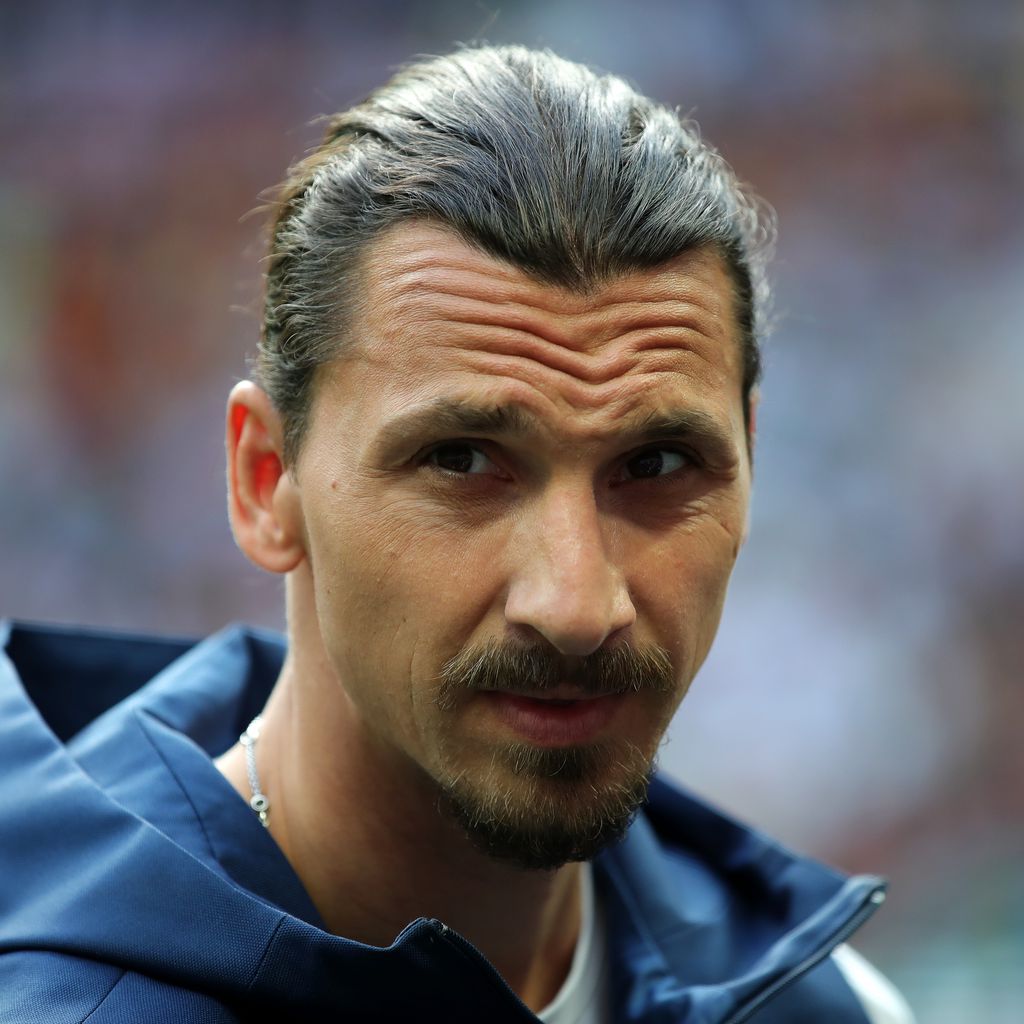 Zlatan Ibrahimovic, Fußballnationalspieler für Schweden, in Moskau 2018