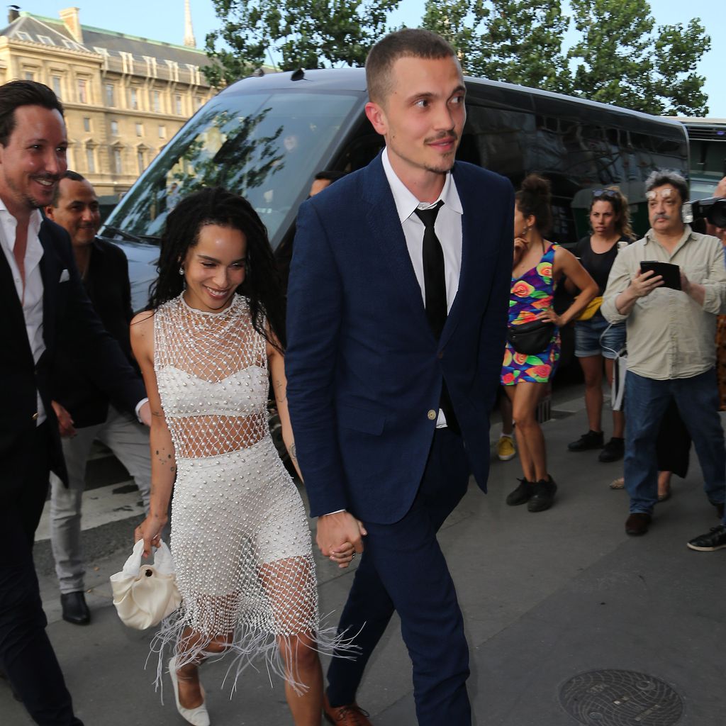 Zoë Kravitz und Karl Glusman bei ihrem Pre-Wedding-Dinner in Paris