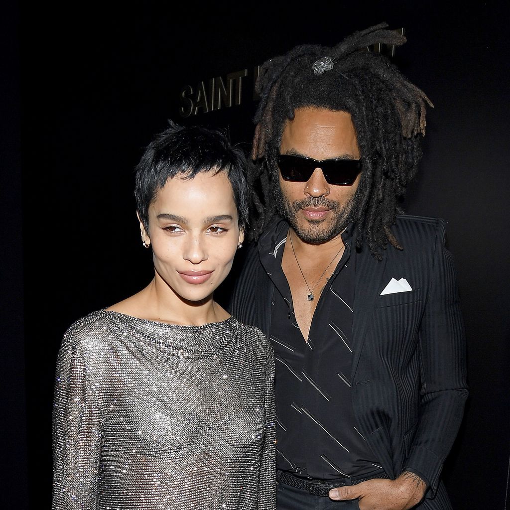 Zoe Kravitz und Lenny Kravitz im Februar 2020
