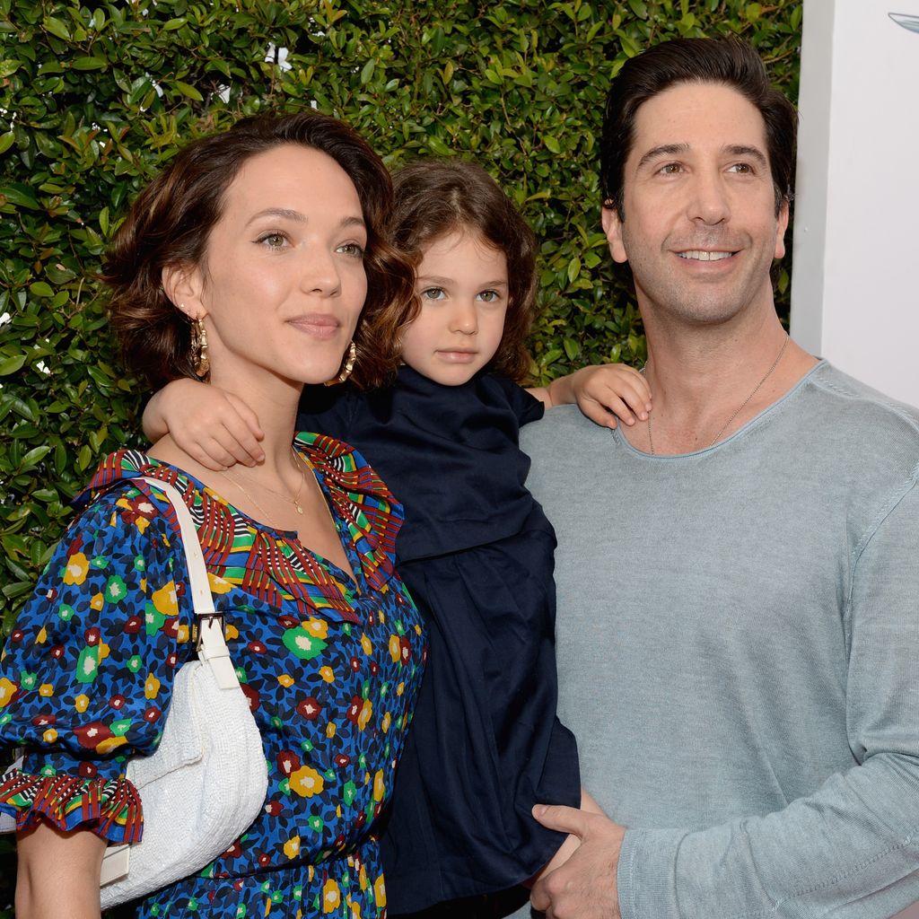 Zoe Buckman und David Schwimmer mit ihrer Tochter Cleo