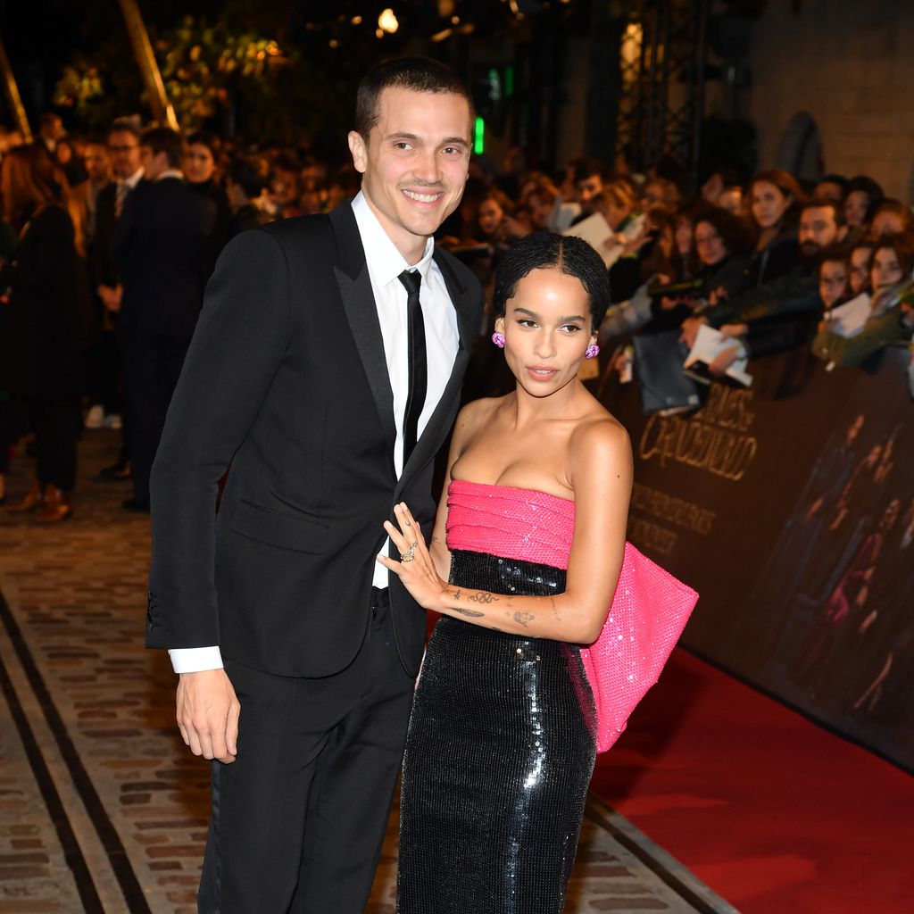 Zoe Kravitz und Karl Glusman auf einer Filmpremiere