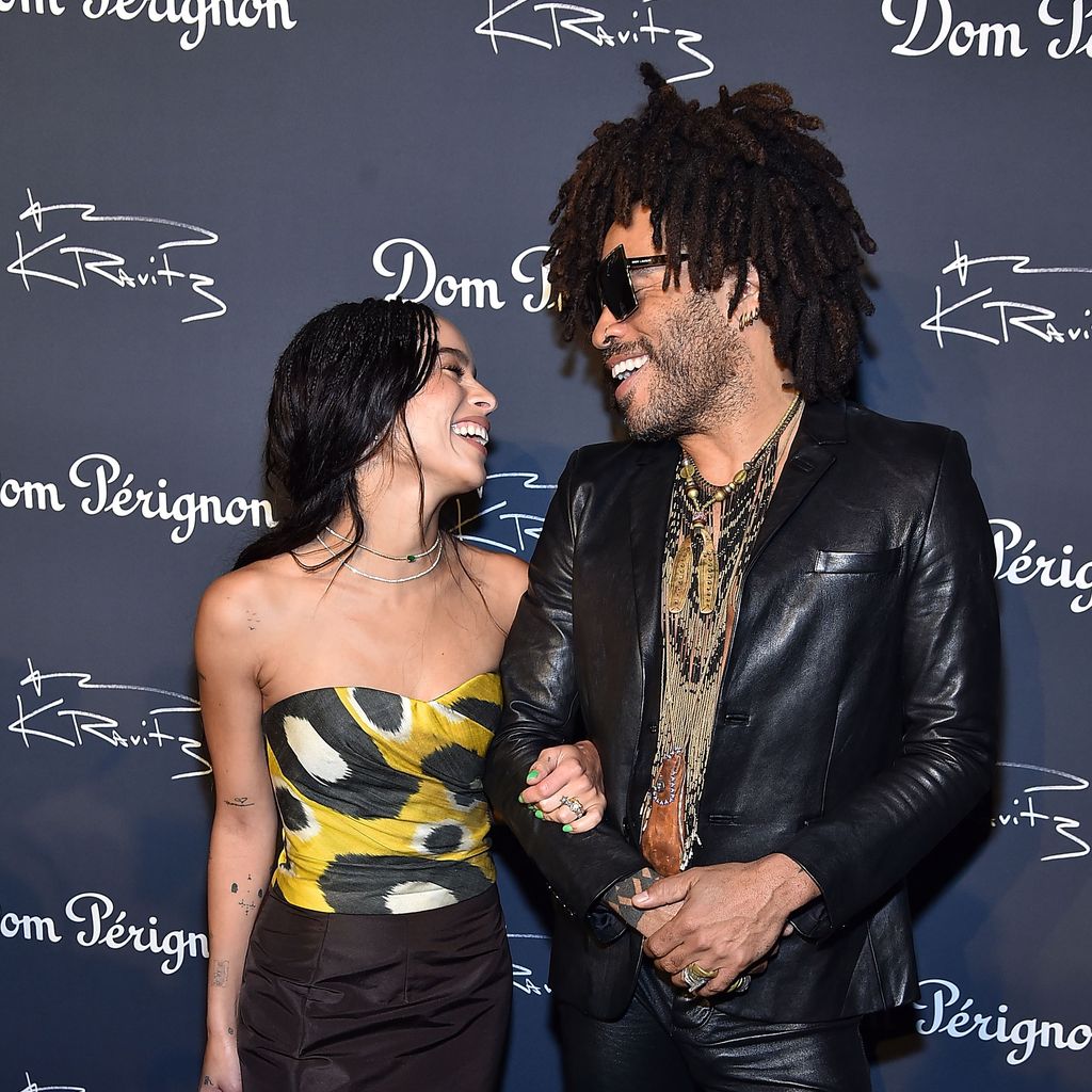 Zoe Kravitz und Lenny Kravitz im September 2018