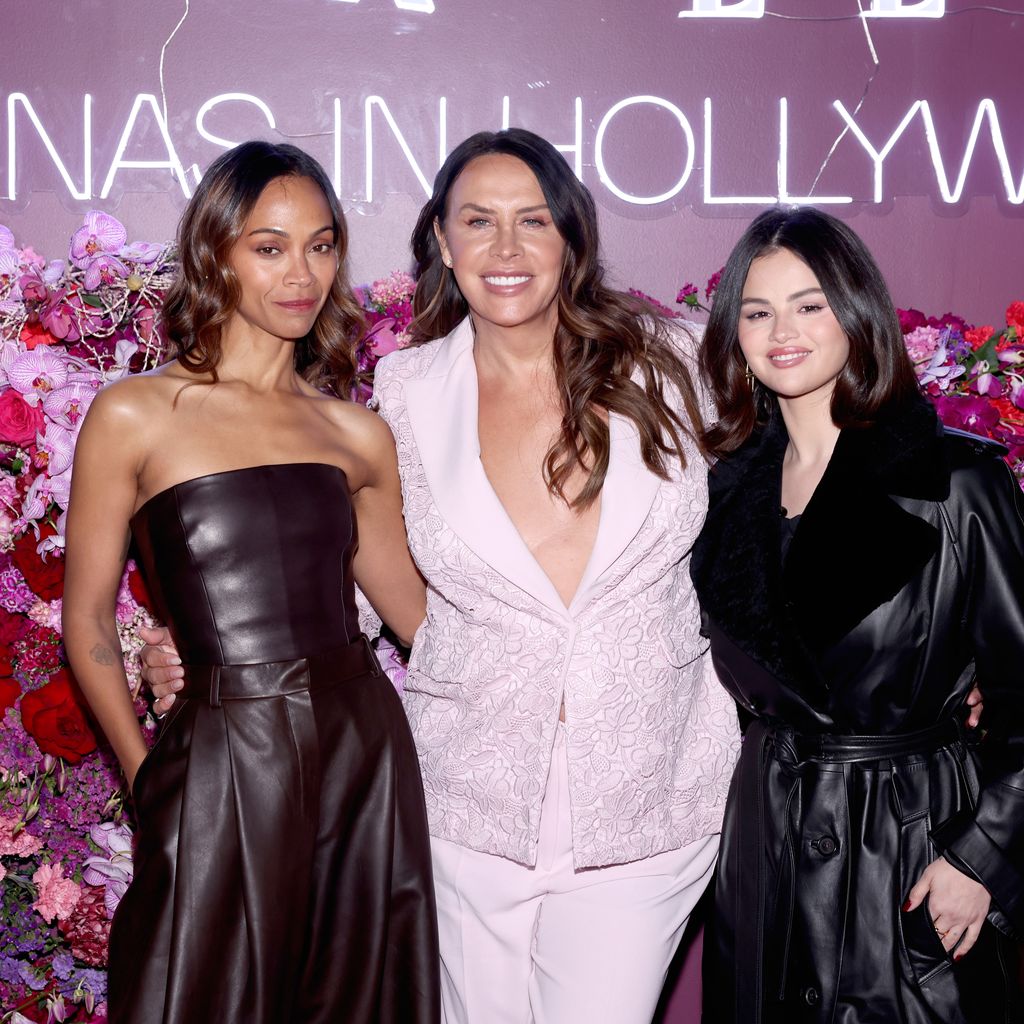 Zoe Saldaña, Karla Sofía Gascón und Selena Gomez, "Emilia Pérez"-Darstellerinnen