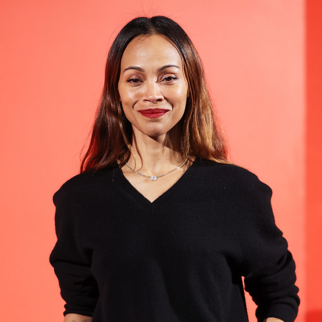 Zoe Saldana in Turin, Dezember 2024