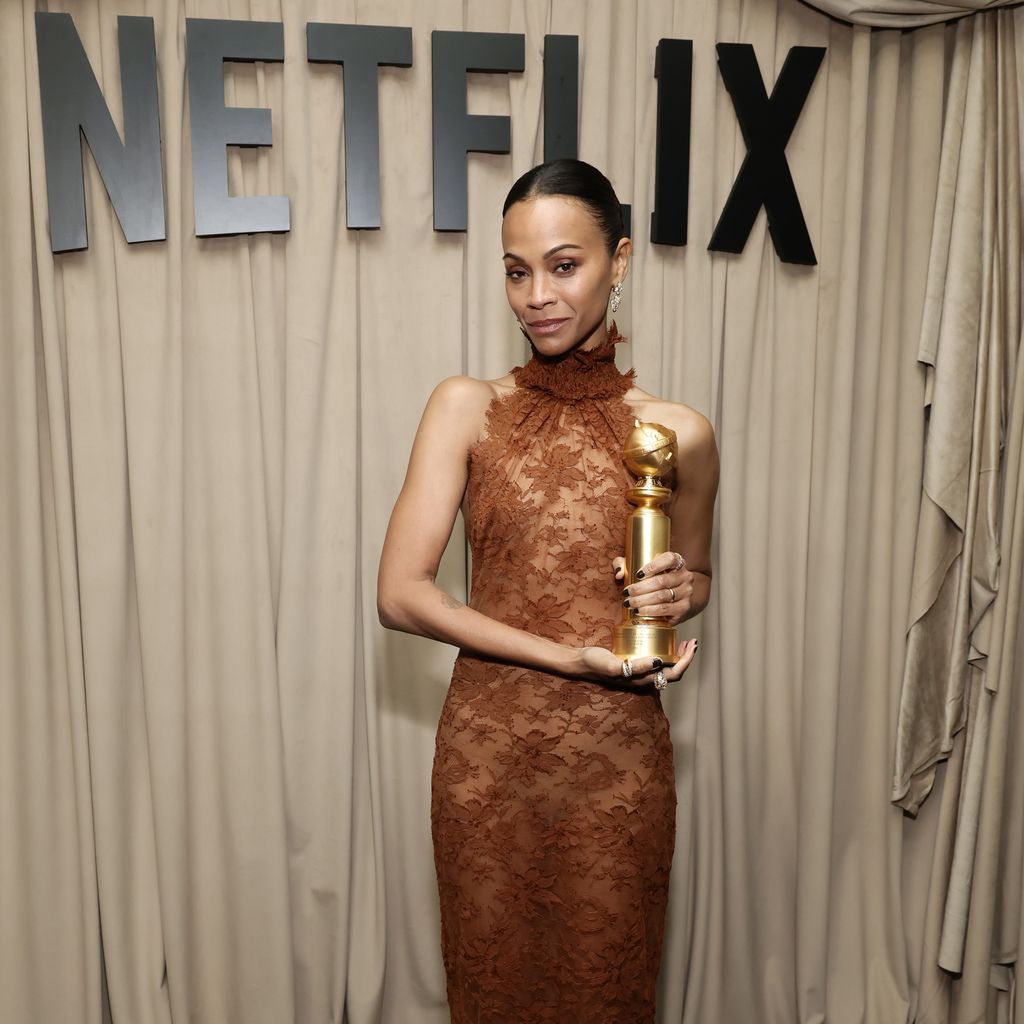 Zoe Saldana im Januar 2025