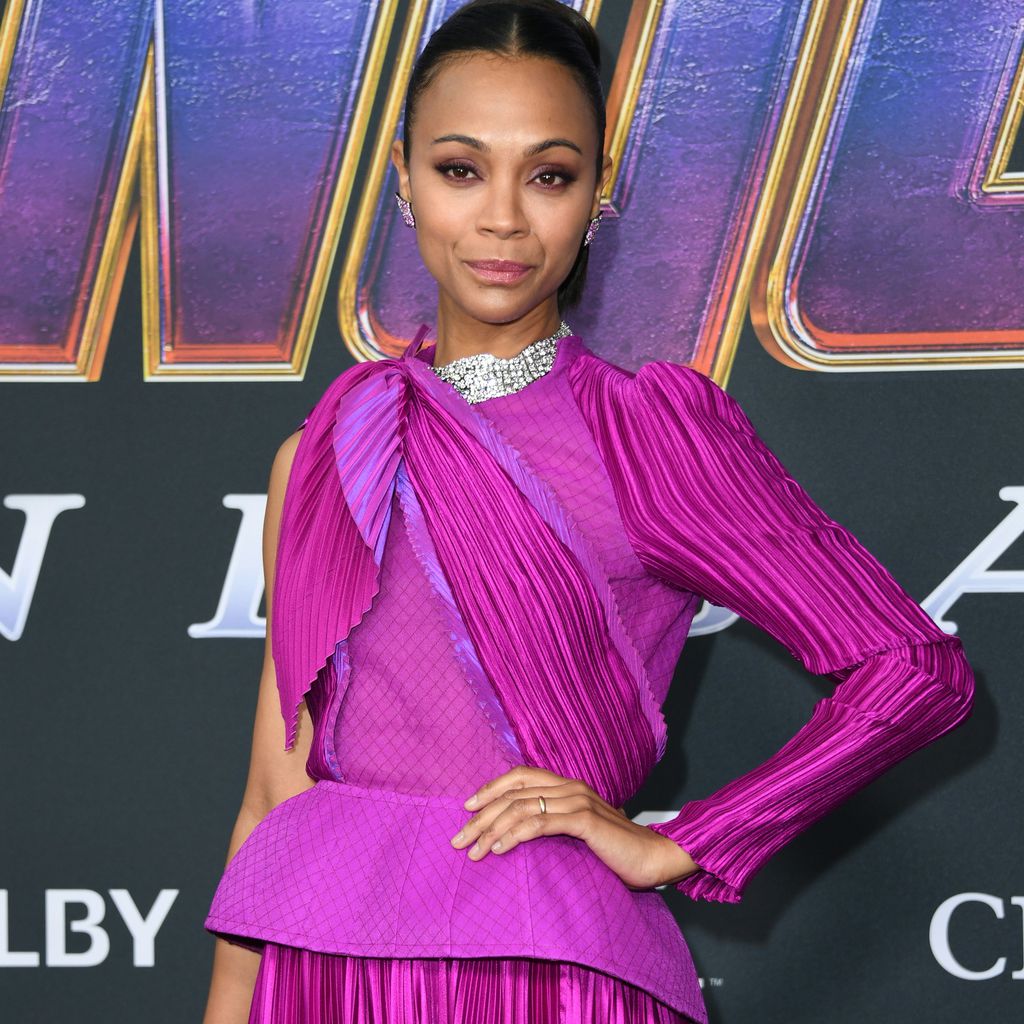 Zoe Saldana bei der Weltpremiere von "Avengers: Endgame" in Los Angeles