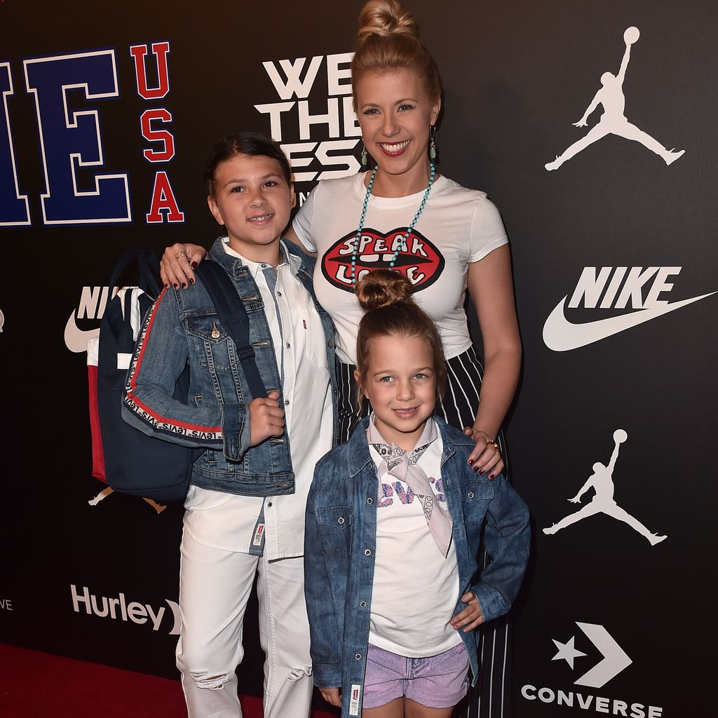 Jodie Sweetin mit ihren Töchtern Zoie Laurel May Herpin und Beatrix Carlin Sweetin-Coyle