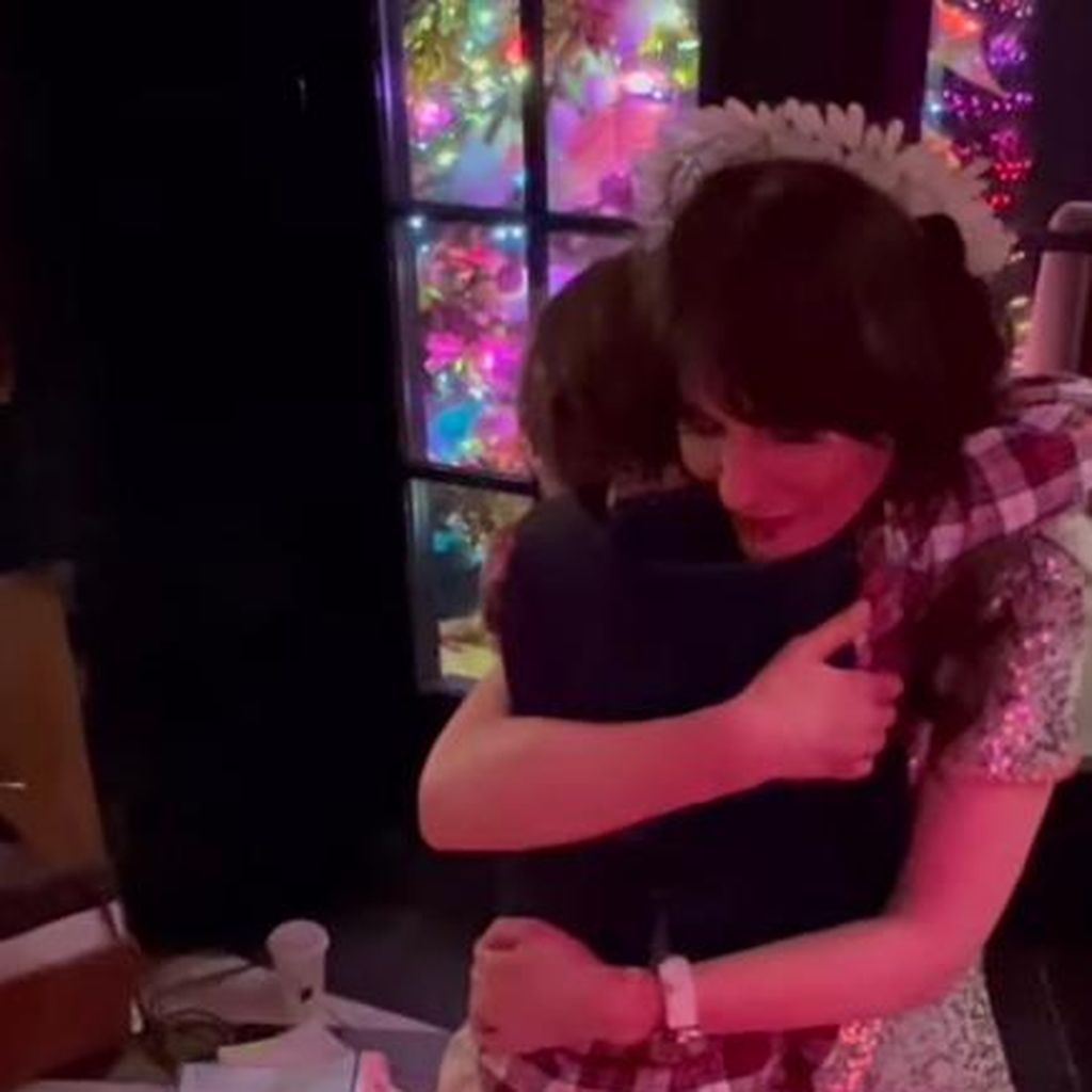 Zooey Deschanel mit ihrem Sohn Charlie