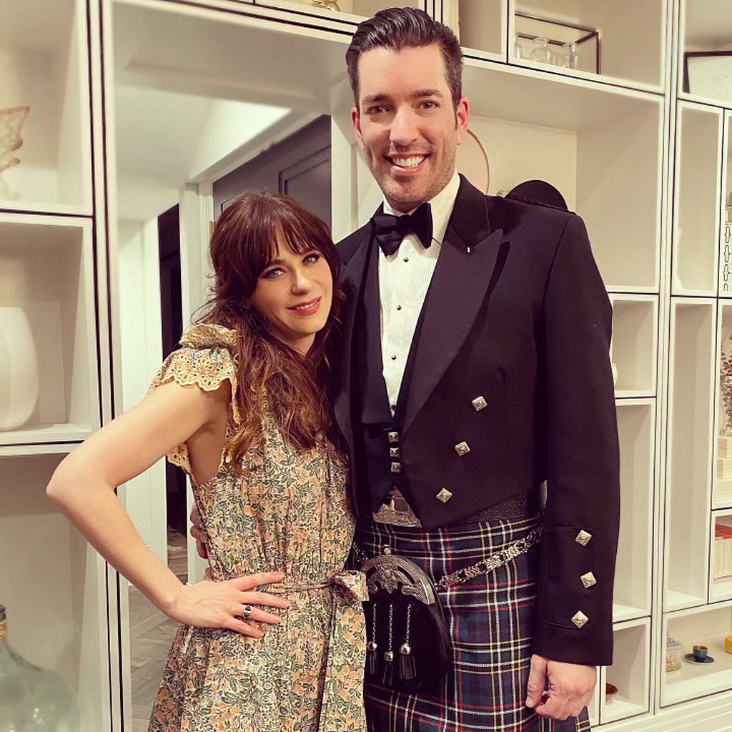 Zooey Deschanel und Jonathan Scott im Januar 2021