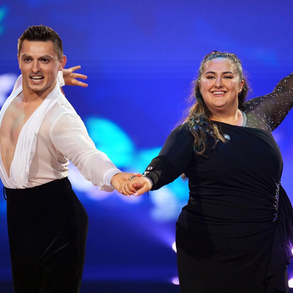 Zsolt Sándor Cseke und SelfieSandra in der dritten "Let's Dance"-Liveshow, 2025
