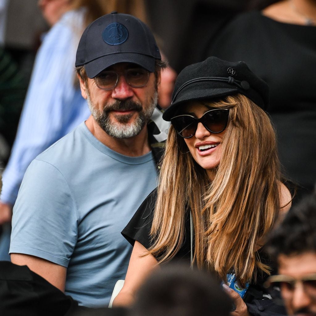 Javier Bardem und Penélope Cruz im Parc des Princes