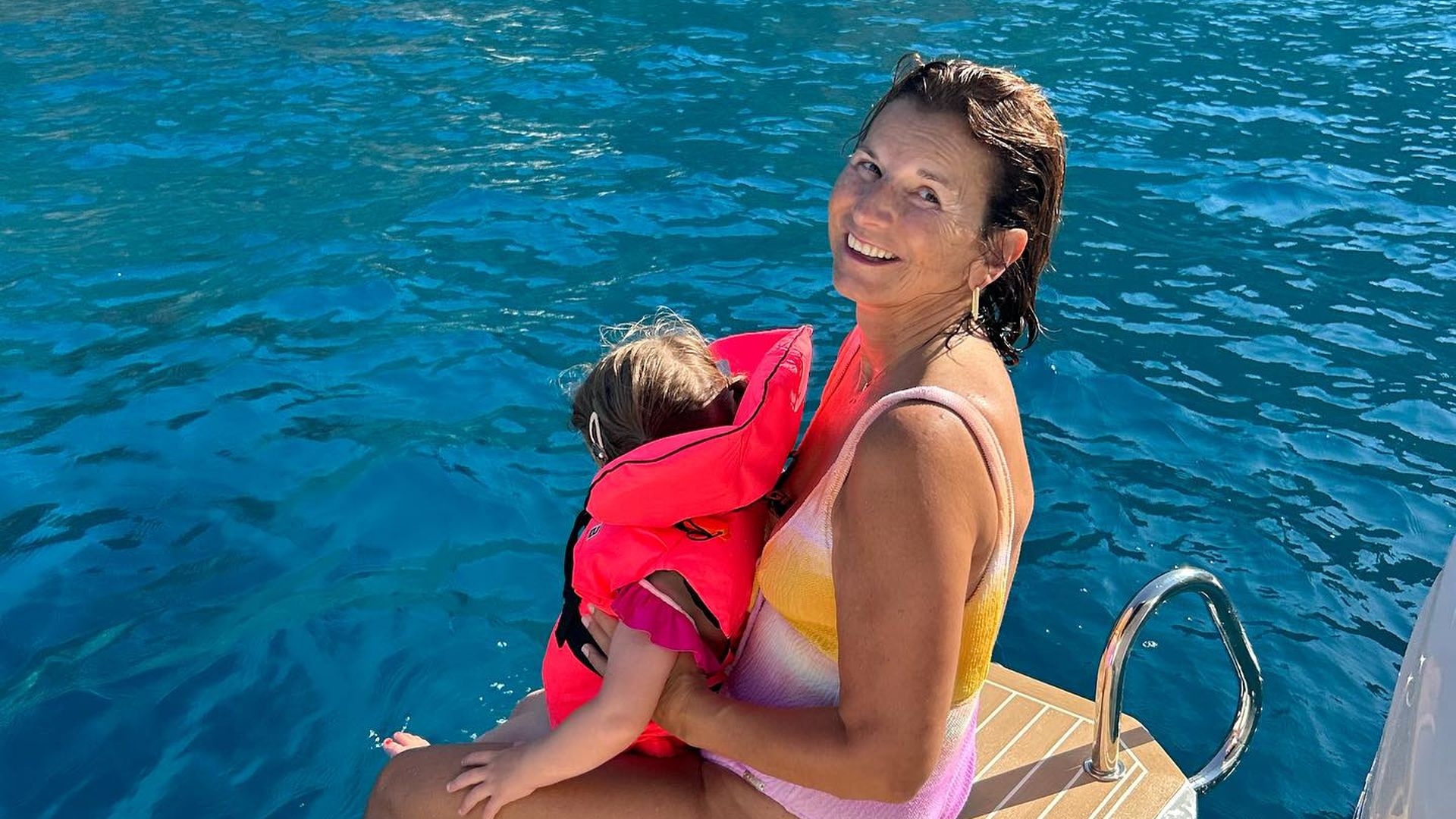 Claudia Obert macht Urlaub auf Ibiza mit Patentochter Emilia