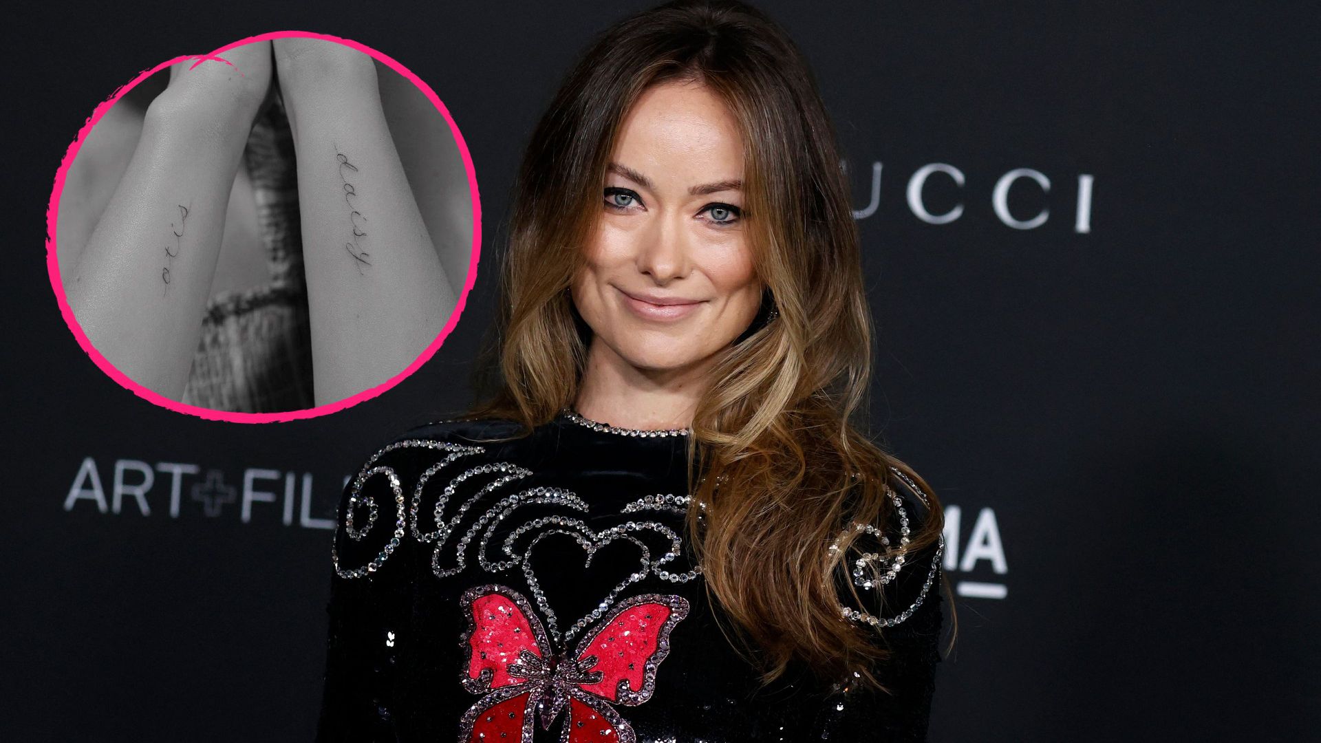Olivia Wilde ließ sich NamensTattoos für ihre Kids stechen