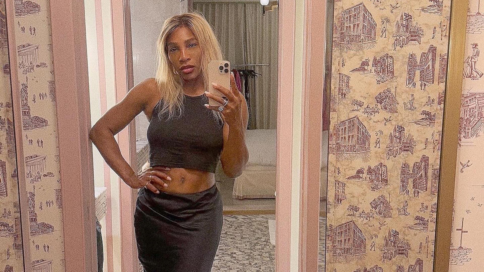 Kaum wiederzuerkennen Serena Williams schockt mit Selfie