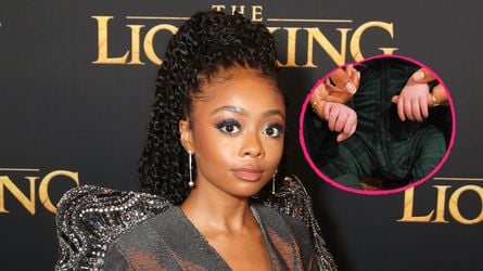 Einen Monat nach Geburt: Skai Jackson strahlt auf Red Carpet