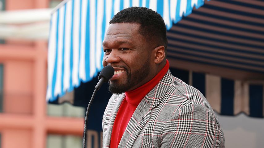 50 Cent bei seiner "Walk of Fame"-Zeremonie in Hollywood im Januar 2020