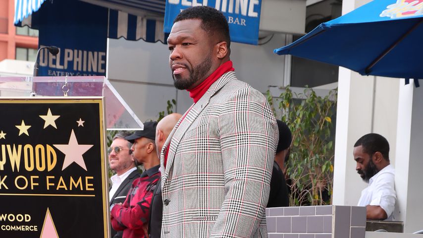 50 Cent auf dem Hollywood Walk of Fame 2020