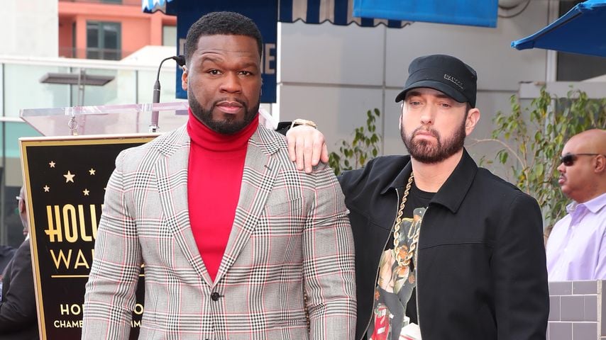 50 Cent und Eminem im Januar 2020 in Hollywood