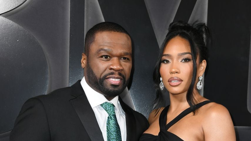 50 Cent mit seiner Freundin Jamira Haines, Januar 2023