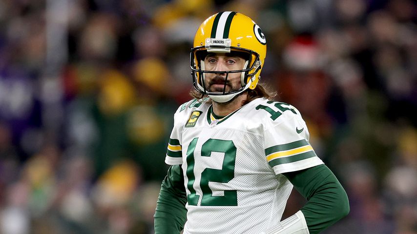 Der Football-Star Aaron Rodgers im Dezember 2021