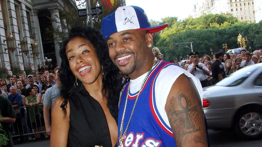 Aaliyah und Damon Dash bei der Premiere von "The Others" im August 2001