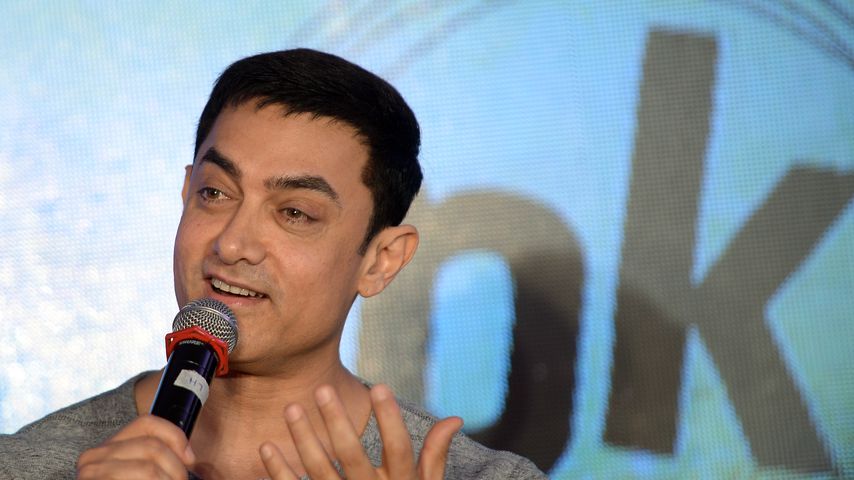 Aamir Khan bei einer Pressekonferenz in Mumbai