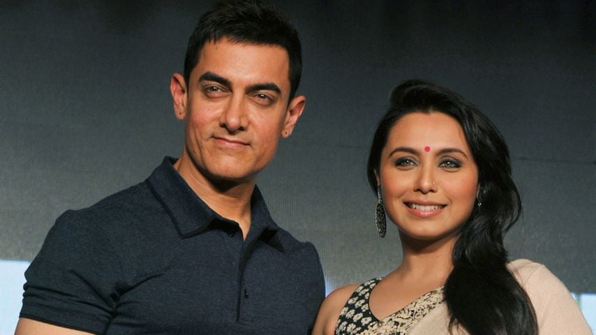 Aamir Khan und Rani Mukerji bei der Vorstellung des Soundtracks zum Film "Talaash" in Mumbai, Oktober 2012