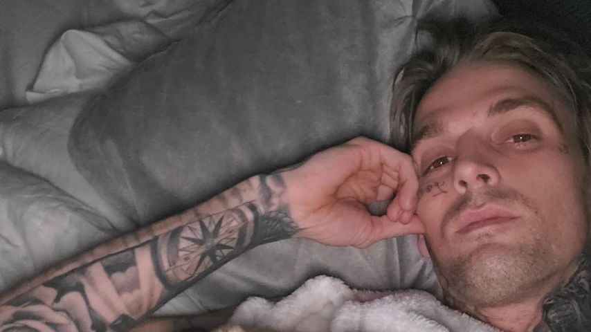 Aaron Carter und sein Mops Nala, 2020