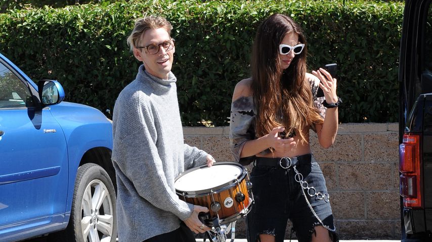 Aaron Carter und eine unbekannte Frau Ende September im kalifornischen Lancaster