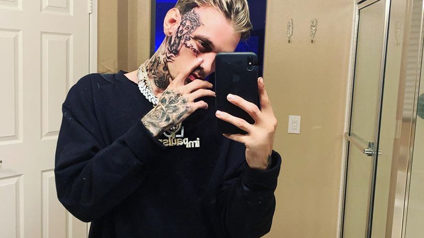 Medusa im Gesicht: Aaron Carter zeigt seine neue Tätowierung