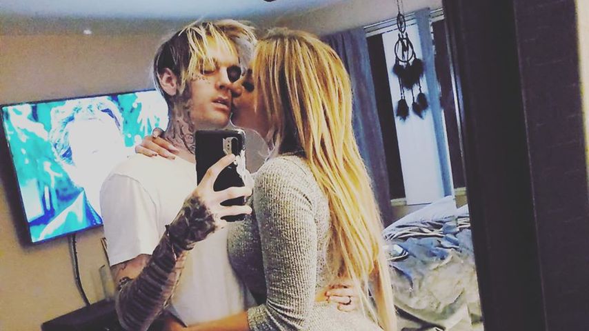 Aaron Carter und Melanie Martin