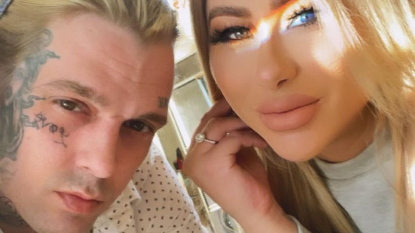 Aaron Carter und Melanie Martin