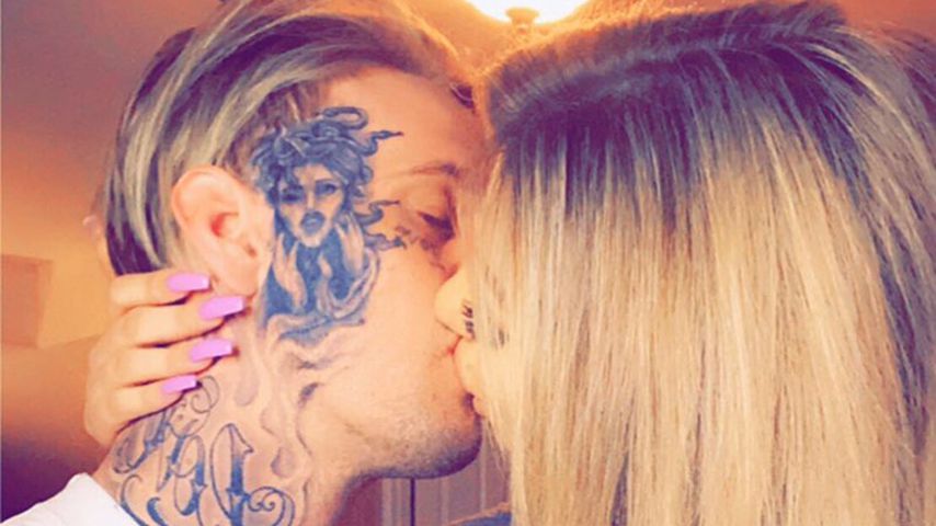 Aaron Carter und seine Freundin Melanie