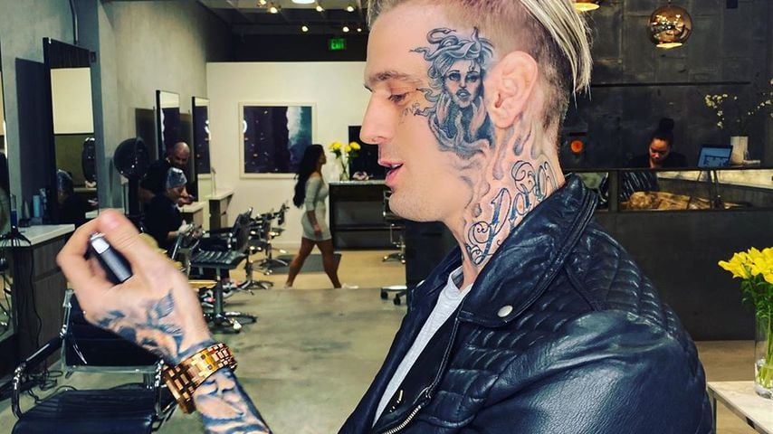 Aaron Carter erklärt, warum er viele Tattoos im Gesicht hat