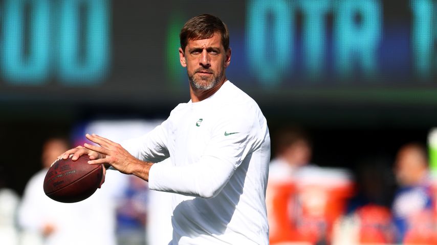 Aaron Rodgers, August 2023