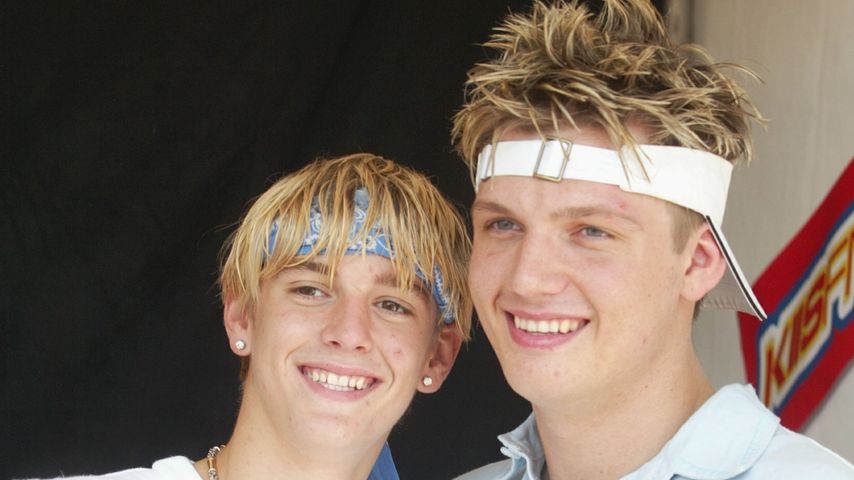 Aaron und Nick Carter, Juni 2002