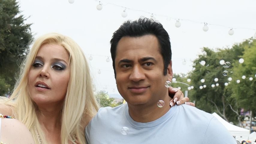 Abbie Cornish als Anna Nicole Smith und Kal Penn bei der WeHo Pride Parade in West Hollywood, 2024