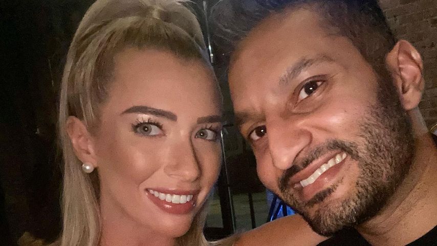 Abhishek Chatterjee (r.) mit seiner Freundin Emily