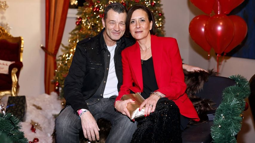 Achim Petry und seine Ehefrau Giovanna Cali, Dezember 2025